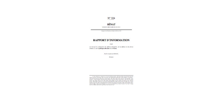 Image:RAPPORT : La politique africaine de la France